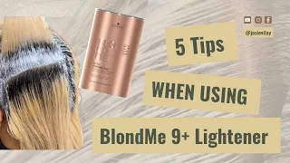 How to use Blondme 9+ Lightener, 5 Quick Tips Part 2