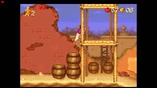 Aladdin (SNES) - Stage 1 (The Marketplace)