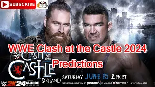 WWE Clash at the Castle 2024 Intercontinental Championship Sami Zayn vs. Chad Gable WWE 2K24