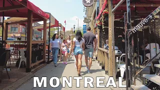 Walking in Popular Montreal Neighborhood - Le Plateau Mont Royal - May 2023