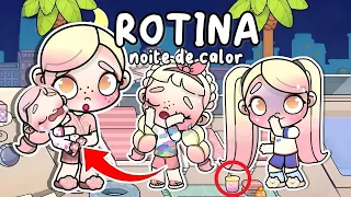 ROTINA DA NOITE DE CALOR COM A BEBÊ NA CASA NOVA! 🥵 | Avatar World Rotinas e Histórias