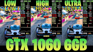 Forza Horizon 4 - GTX 1060 6gb - i5 3770 - Low High Ultra All Setting Test: This Was Unexpected!!