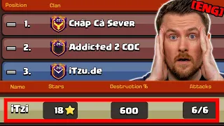 Can I go PERFECT THIS CLAN WAR LEAGUE - ONLY THREE STARS ?! (Clash of Clans)