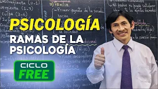 PSICOLOGÍA - Ramas de la psicología [CICLO FREE]