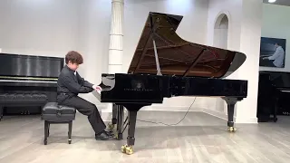 Etude in D minor Op. 1, No. 4. Liszt. PMTA winners concert @ Steinway Hall, Plano. 2023