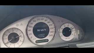 Mercedes e500 4 matic v8 5.0 0-100 km/h w211