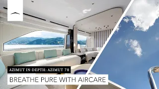 Azimut Fly 78 | Interior Aircare | Fresh Chilled Filtered Air Onboard
