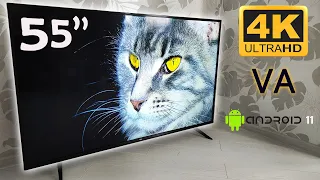 ТЕПЕРЬ СДЕЛАНО В РОССИИ 2022! TCL P615 55". 4K. ANDROID 11, VA матрица. ОБЗОР!