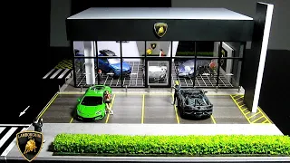 Revisión diorama G-fans lamborghini escala 1:64