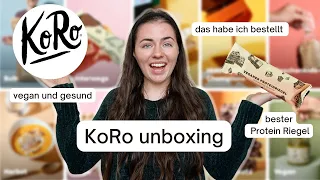 KoRo Food Haul unboxing / vegan und gesund - meine Favoriten