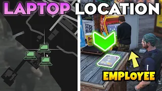 GTA Online Locate the Employee with the Laptop in Breaking and Entering (Cluckin Bell Farm Raid)