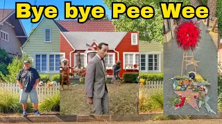 Rest in Peace Pee Wee Herman /Paul Reubens walk of fame Tribute Movie Location Big Adventure