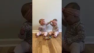 😂😂Funny twin babies of tiktok#721 #shorts #HilariousBabies