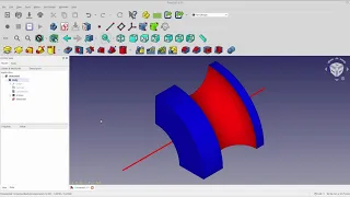 FreeCAD Part Design Subtractive Groove - How to use a revolve to subtract from a Body