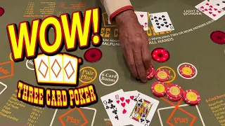 Wow 😮 What a Ride! Three Card Poker in Las Vegas