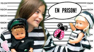 🙈 NOA ET NOÉ: à la prison pour voler chez notre petite amie YouTuber 😱 Elle vole les bijoux!