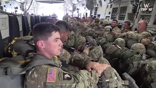 🛩Paratroopers Static Line Jump From C-17