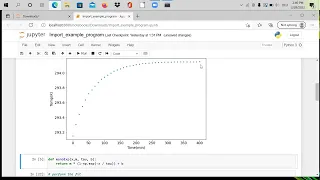 Data Import, Plotting and Curve fitting example  in Python