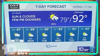 10 Weather: Tampa Bay area late forecast | May 17, 2024