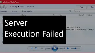 Windows Media Player Server Execution Failed? | 2022 EASY FIX (Windows 10/8/7)