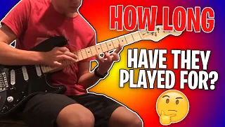 Guessing How Long People Have Played Guitar