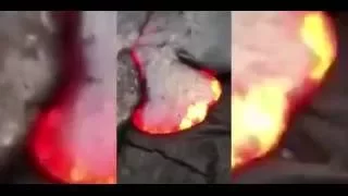Man decides to pee on lava and finds out nothing happens