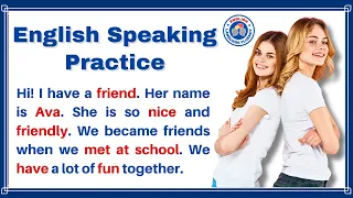 How to Talk About a Friend (My Best Friend Ava) English Language Fluency Speaking Practice with Quiz