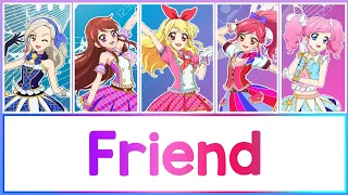 Friend ~ Rin, Ran, Ichigo, Seira and Madoka Mix Ver (Full Romaji and English Lyrics)