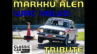 Markku Alén WRC Volvo 142 tribute - history and action!