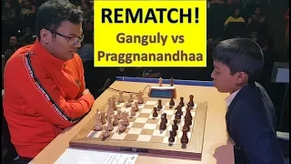 Rematch to the most viewed chess video ever - Ganguly vs Praggnanadhaa