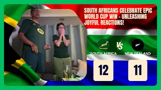 South African's Reaction To winning The Rugby World Cup 2023!