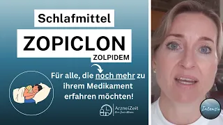 Zopiclon Zolpidem Intensiv (ausführlich)➡️Alles, was Sie zu Ihrem Schlafmittel wissen sollten!