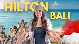 There is Monkeys EVERYWHERE in this resort! 🇮🇩 ( is this Bali’s best family resort? )