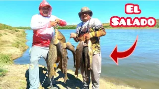 NO PUDIMOS COMER DE TANTO PIQUE ! IMPRESIONANTE PESCA EN EL SALADO