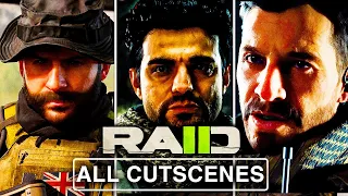 MODERN WARFARE 2 RAID ALL CUTSCENES MOVIE (Episode 1-4) HD