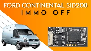 FORD Transit MK7 Continental SID208 IMMO OFF