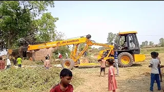 Amazing that double crane use his power Recovery Excavators fail sink  in deep Hole Successfuly.