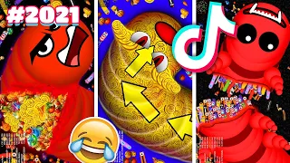 TikTok Cacing WormsZone.io Viral Video Terbaru (Best TikTok Worms Zone io Gameplay Compilation) #22