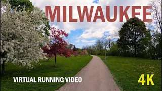 Escape to Milwaukee's Nature Trails: A Virtual Running Adventure in 4K