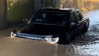 Worcestershire & Leicestershire FLOOD || Vehicles vs Flooded Road compilation || #111