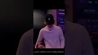 Justin Bieber and Hailey bieber in music studio