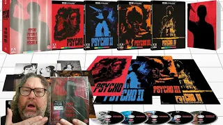 Unboxing the brand new @Arrow_Video release of The Psycho Collection 4K UHD STUNNING box set ❤️