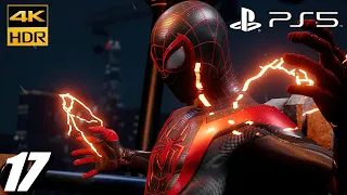 Spider-Man: Miles Morales PS5 4K HDR UHD- Walkthrough Gameplay Part #17 Playstation 5 LG CX OLED