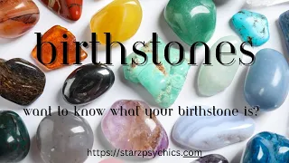 Birthstones- Want to know yours?