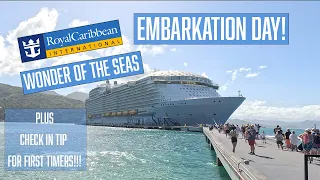 Royal Caribbean's WONDER OF THE SEAS! EMBARKATION DAY from Port Orlando. 2023 Cruise Vlog - Day 1