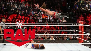 Big E vs Seth Rollins - Raw 01/10/22 Highlights