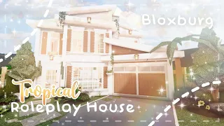 Roblox Bloxburg - Tropical Two-Story Roleplay House - Minami Oroi