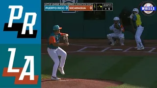 Puerto Rico vs Nicaragua | LLWS Elimination Game | 2022 Little League World Series Highlights