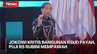 Ceritakan Kunjungan ke Berbagai RSUD, Jokowi: Alatnya Miliaran, tapi Ruangan Payah