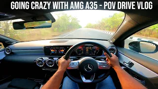 Mercedes AMG A35 POV Drive Car Vlog | Its Fast